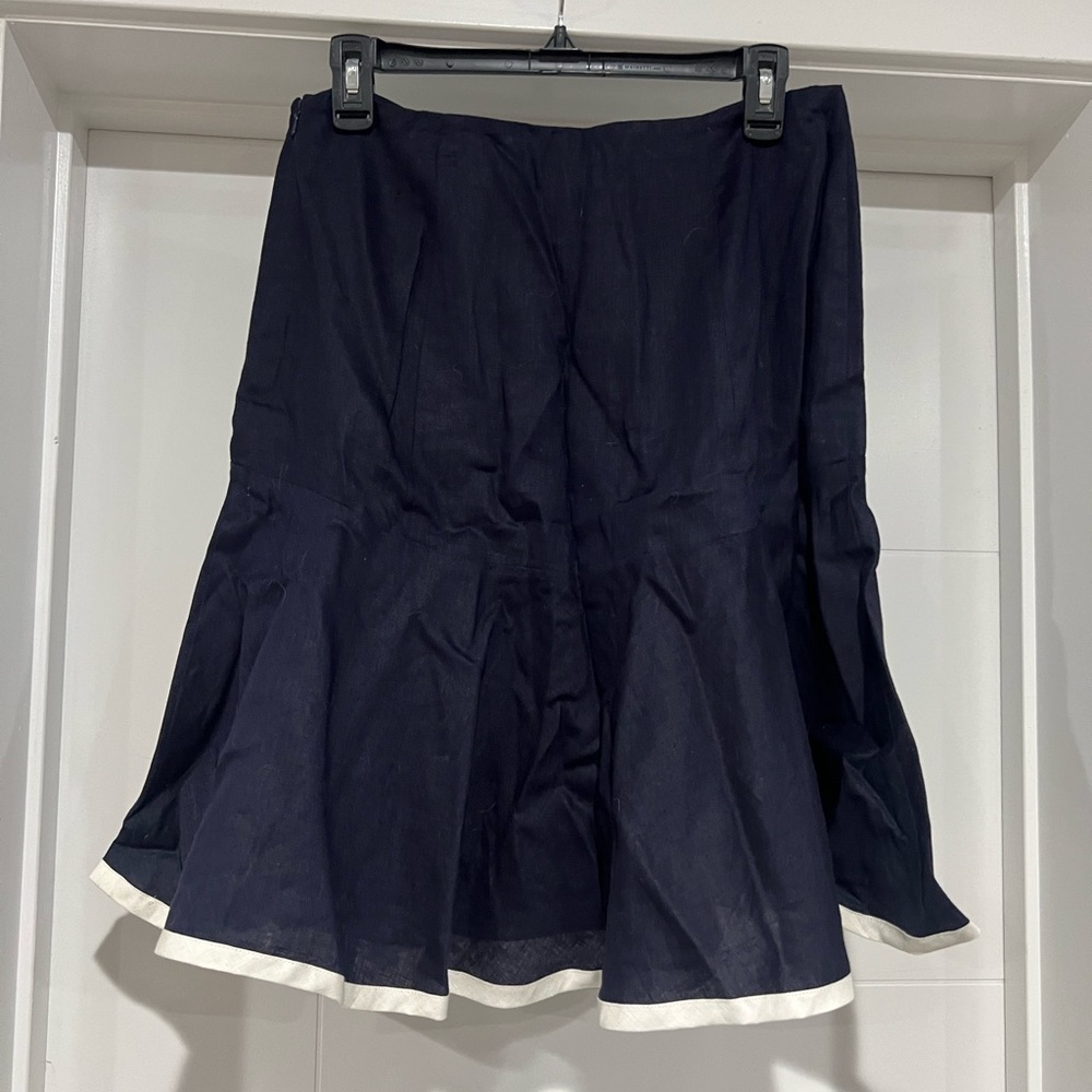 Lauren Ralph Lauren Linen Knee-Length Skirt - Size 8P